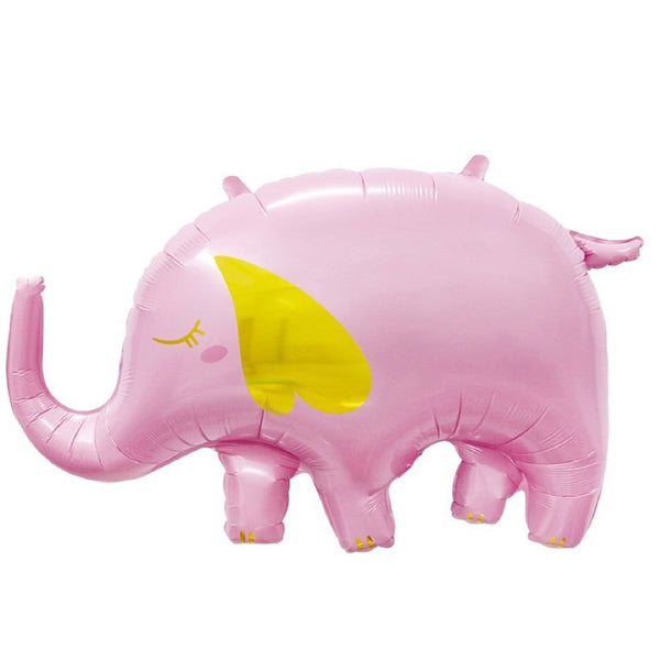 Pink Baby Elephant Foil Balloons