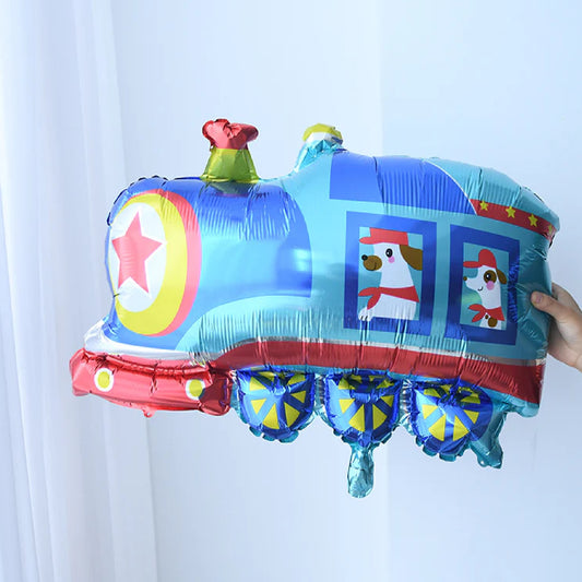 The Blue Train Foil Balloon