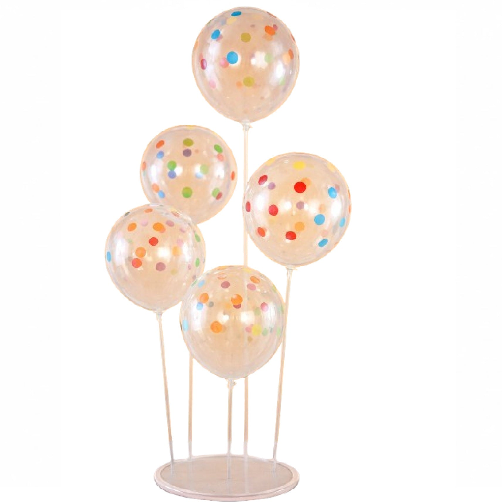 Ball Fiber Rod Table Float Round Hold 5 Balloons