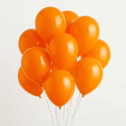 Orange Helium Ballon Bunch-20pcs