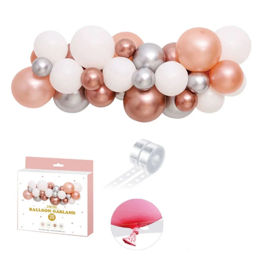 Rose Gold Balloon Garland