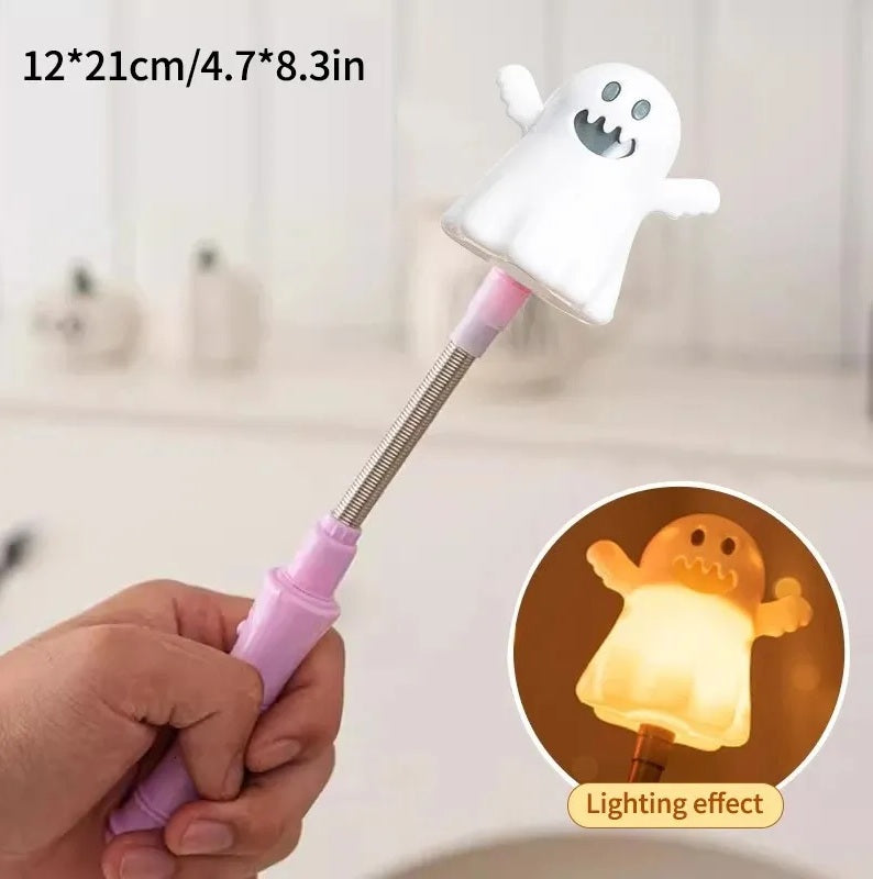 Glow Light Stick Ghost Yard Stake Decoration