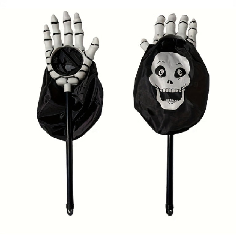 Halloween Palm Hand Trick-or-Treat Bag 1pc (Black)