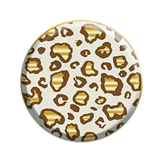 Animal Gold Leopard Theme Party 9 Inch Paper Plates Set