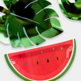 Load image into Gallery viewer, Watermelon Shaped Paper Plates Set
