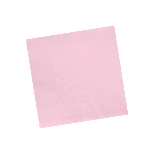 Light Pink Party Paper Napkins Set