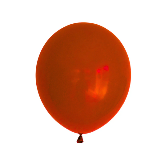 Helium 12 Inch Standard - Retro Balloons (Coral Red)