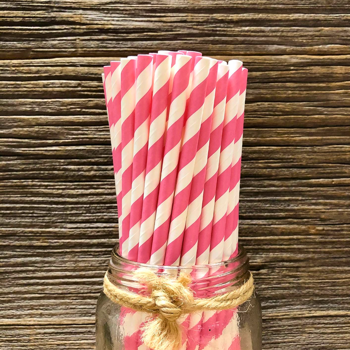 Flamingo Themed Birthday Party Paper Straws Set