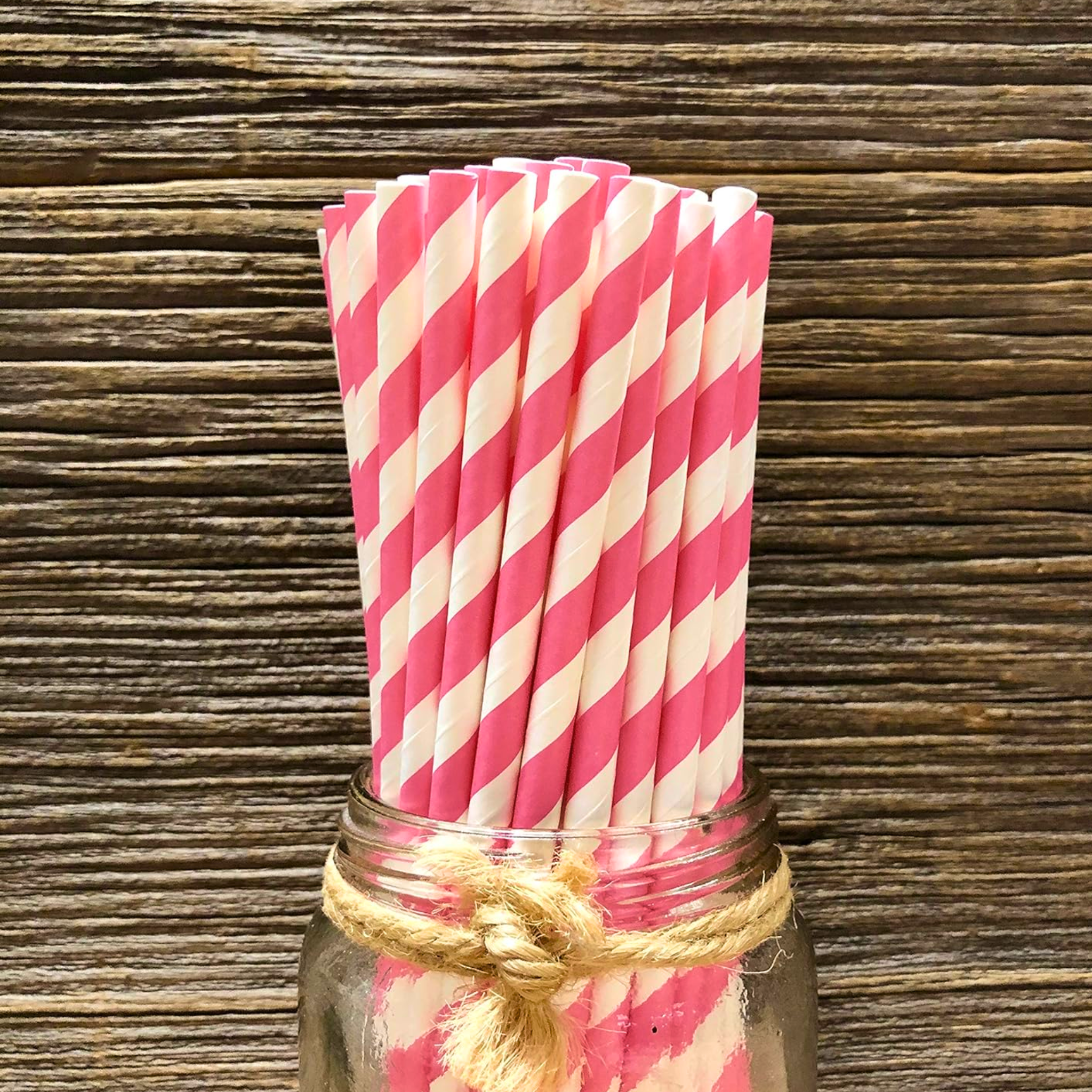 Flamingo Themed Birthday Party Paper Straws Set