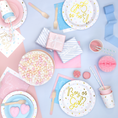 Load image into Gallery viewer, Boy or Girl Themed Paper Plates Set

