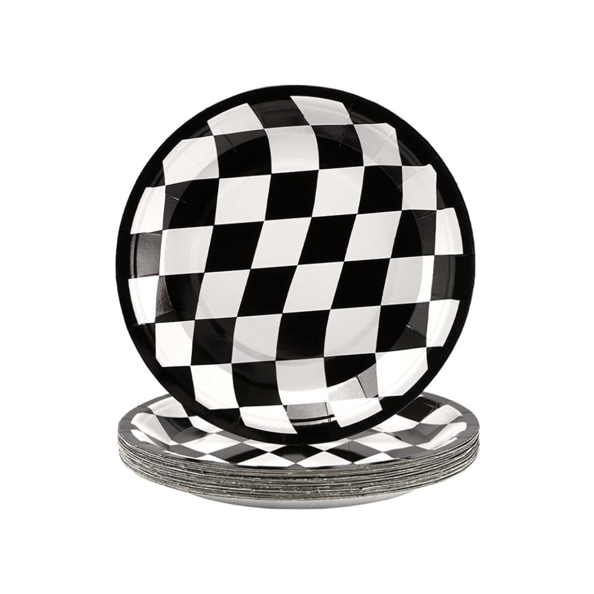 Race Car Theme 7 Inch Paper Plates Set