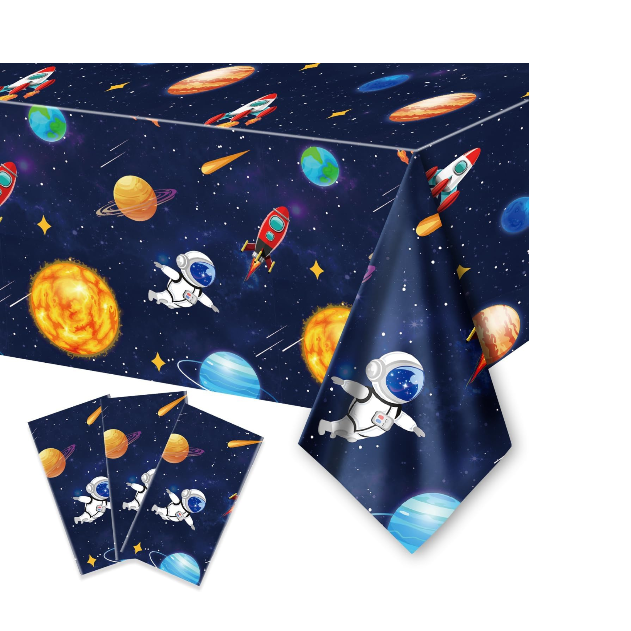 Galaxy Space Theme Party Tableware Set