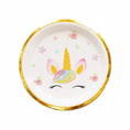 Load image into Gallery viewer, Gold Unicorn Theme Tableware Set
