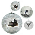 Load image into Gallery viewer, Shiny Silver Hanging 8 Inch Disco Ball
