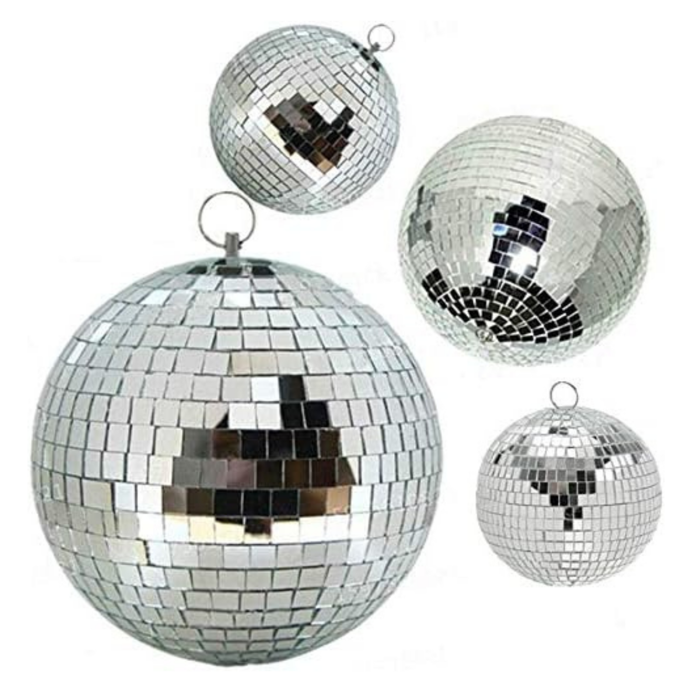 Shiny Silver Hanging 8 Inch Disco Ball