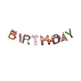 Load image into Gallery viewer, Woodland Animal Birthday Banner
