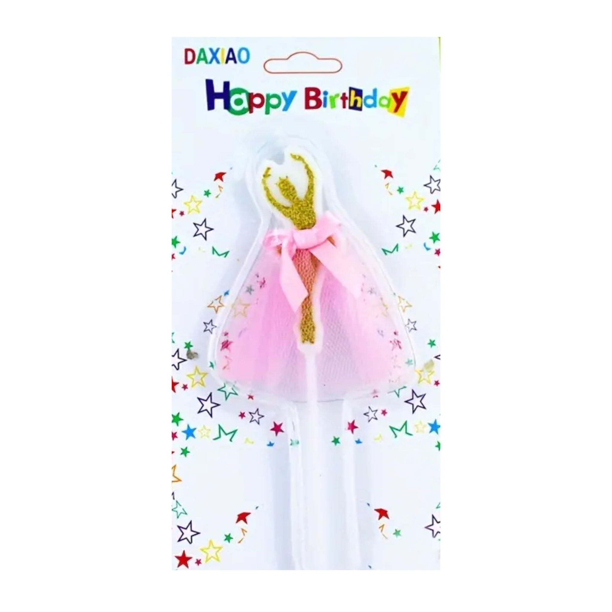 Ballerina Birthday Girl Wax Cake Candle