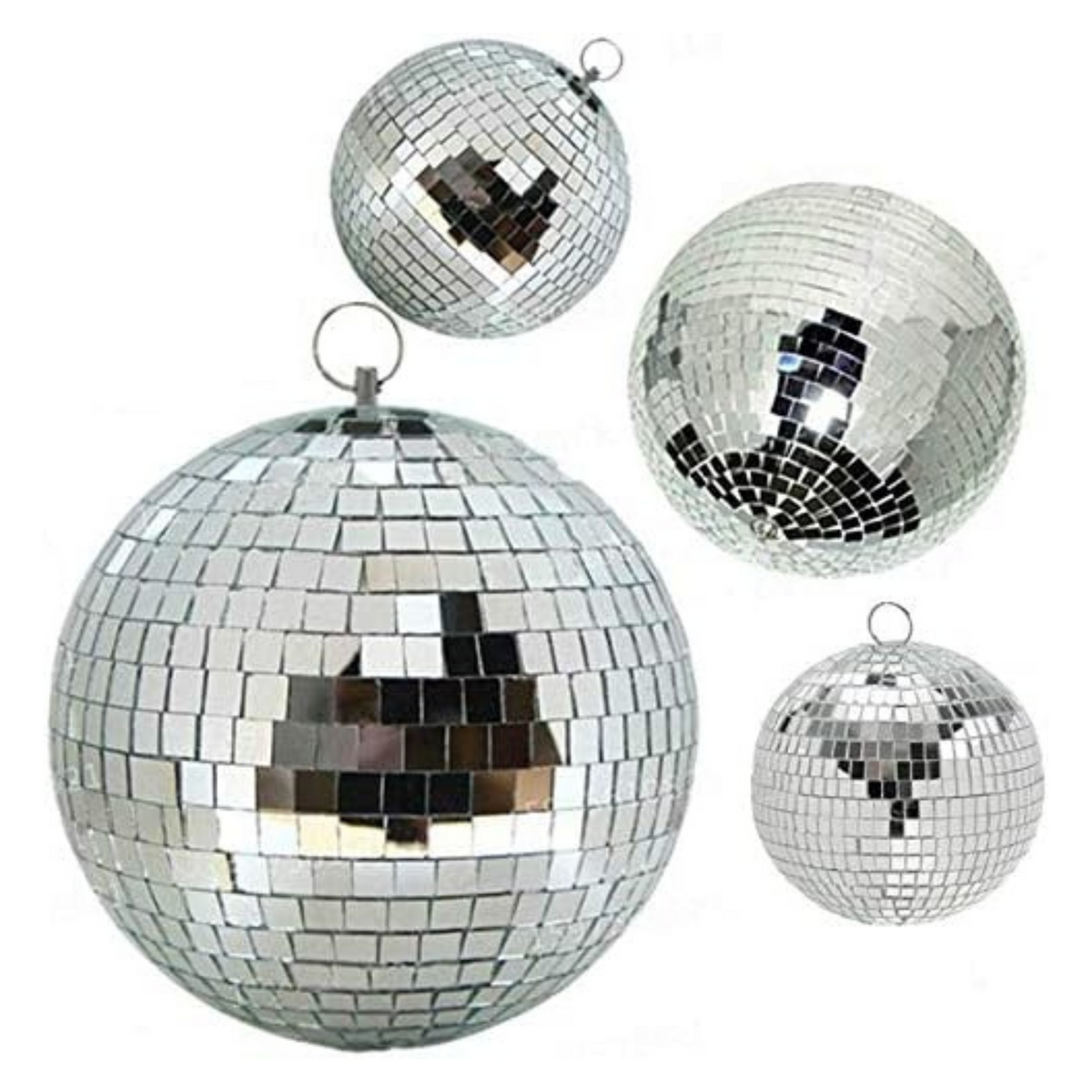 Shiny Silver Hanging Disco Ball