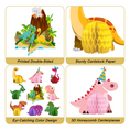 Load image into Gallery viewer, Cute Dinosaur Honeycomb Centerpieces Table Toppers Set
