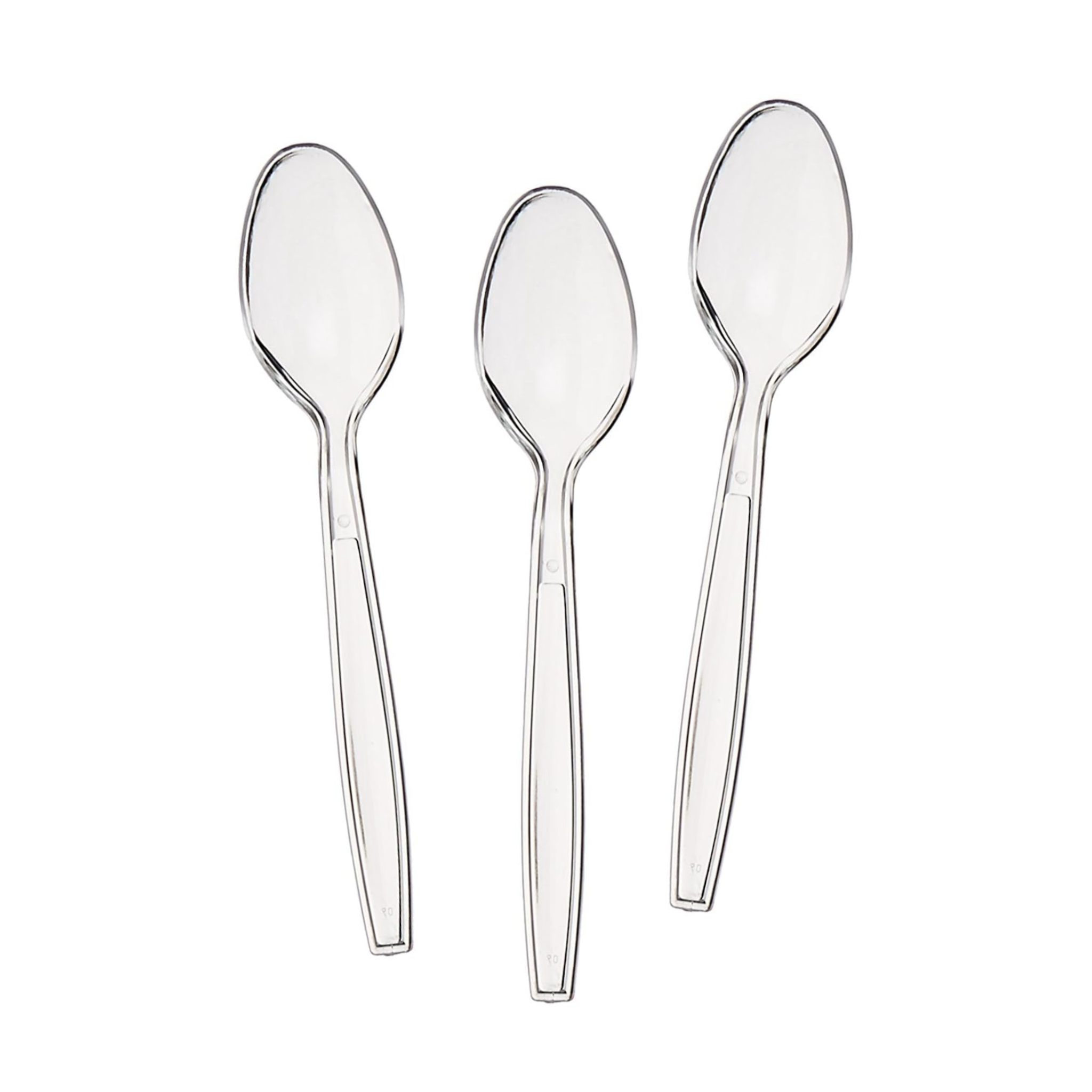 Mermaid Theme Party Clear Plastic Cutlery Set (Spoons)