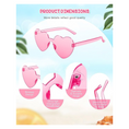 Load image into Gallery viewer, Barbie Theme Heart-Shaped Party Sunglasses Set
