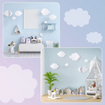 Load image into Gallery viewer, White 3D Clouds Decorations Paper
