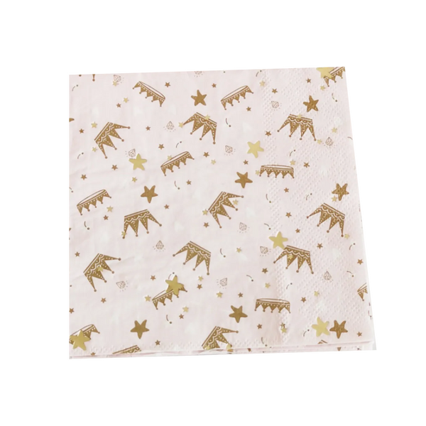 Sweet Princess Swan Paper Napkins Set