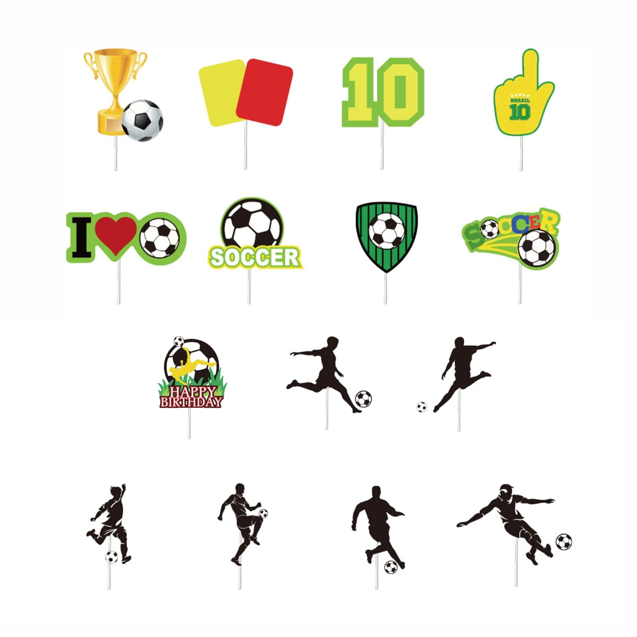 Football Theme Party Cake Toppers