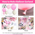 Load image into Gallery viewer, Pink White Cow Balloon Arch Decorations
