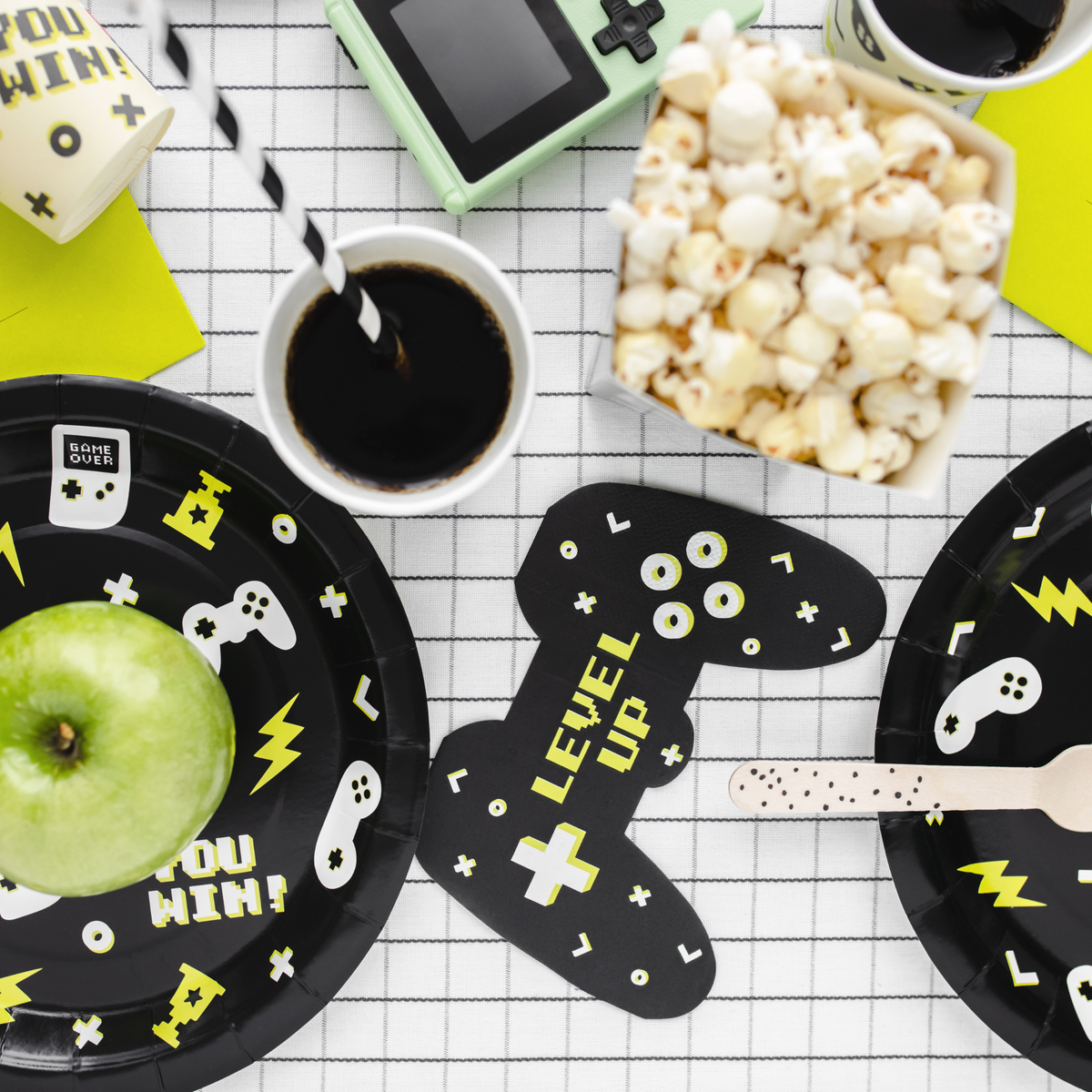 Gaming Controller Shaped Napkins Set