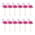 Load image into Gallery viewer, Flamingo Theme Party Cupcake Toppers Set
