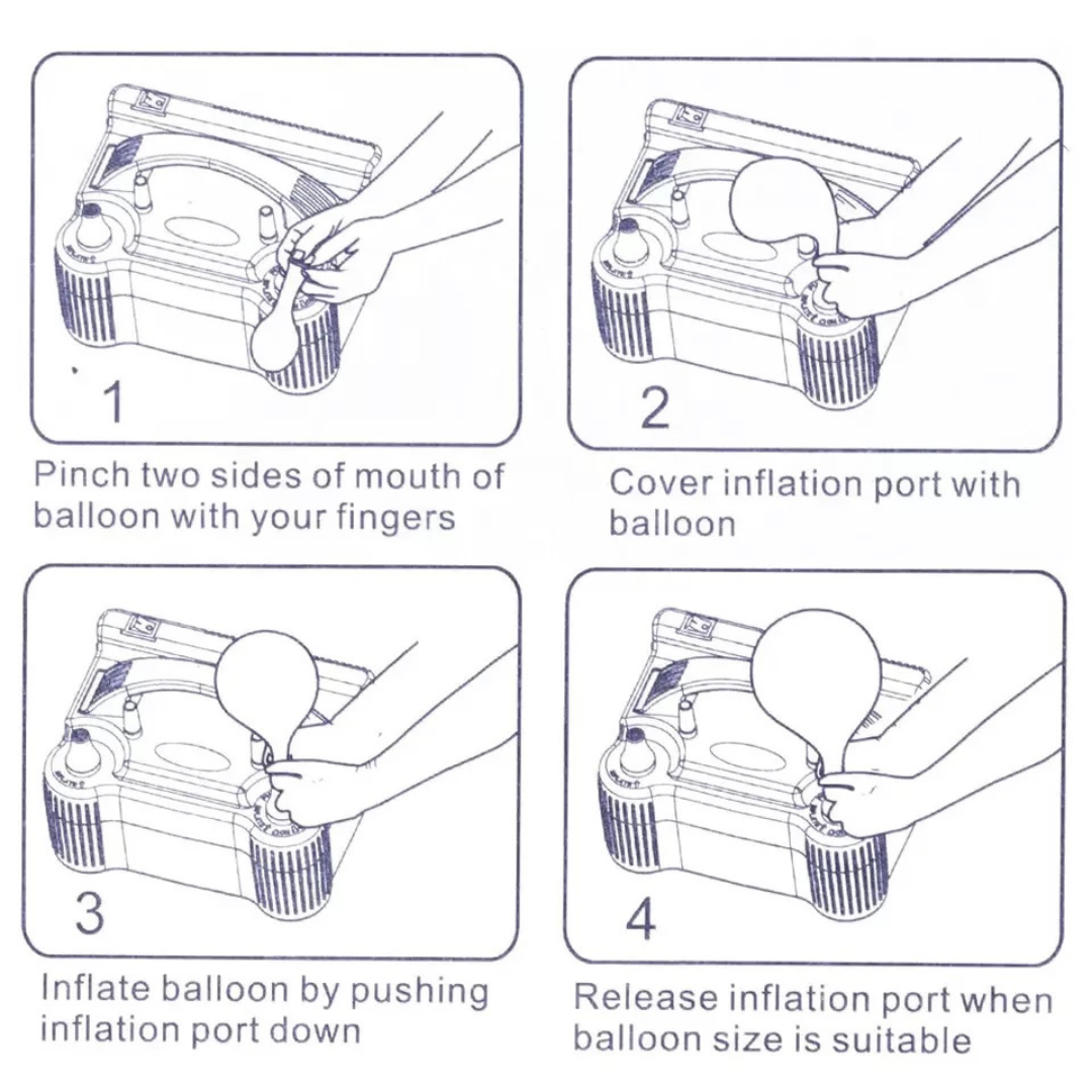 Electric Balloon Pump British Plug 240V