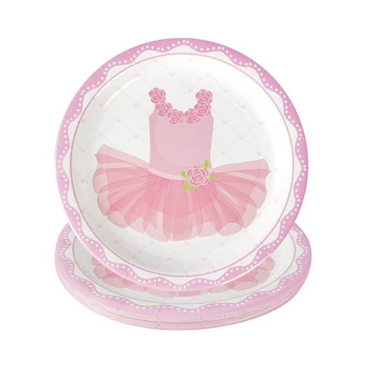 Pink Ballerina Theme Tableware Set