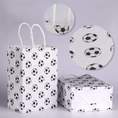 Load image into Gallery viewer, Football Party Bags Paper with Football Motifs Sets
