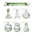 Load image into Gallery viewer, 3-Tier Jungle Animals Cupcake Stand
