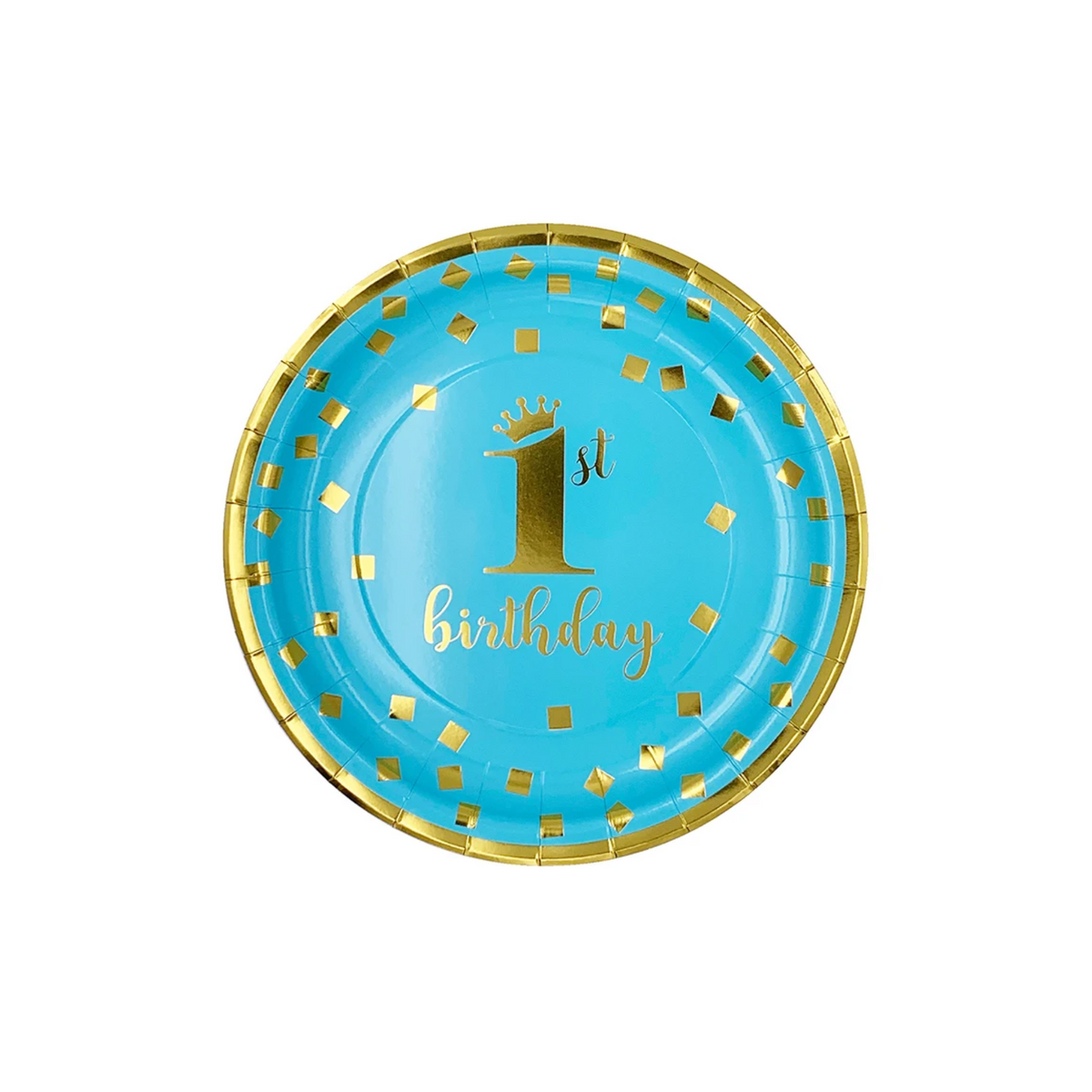 First Birthday Tableware Set - Blue