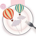 Load image into Gallery viewer, Hot Air Balloon Cake Toppers Set
