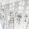 Load image into Gallery viewer, Shiny Silver Disco Ball Foil Curtain
