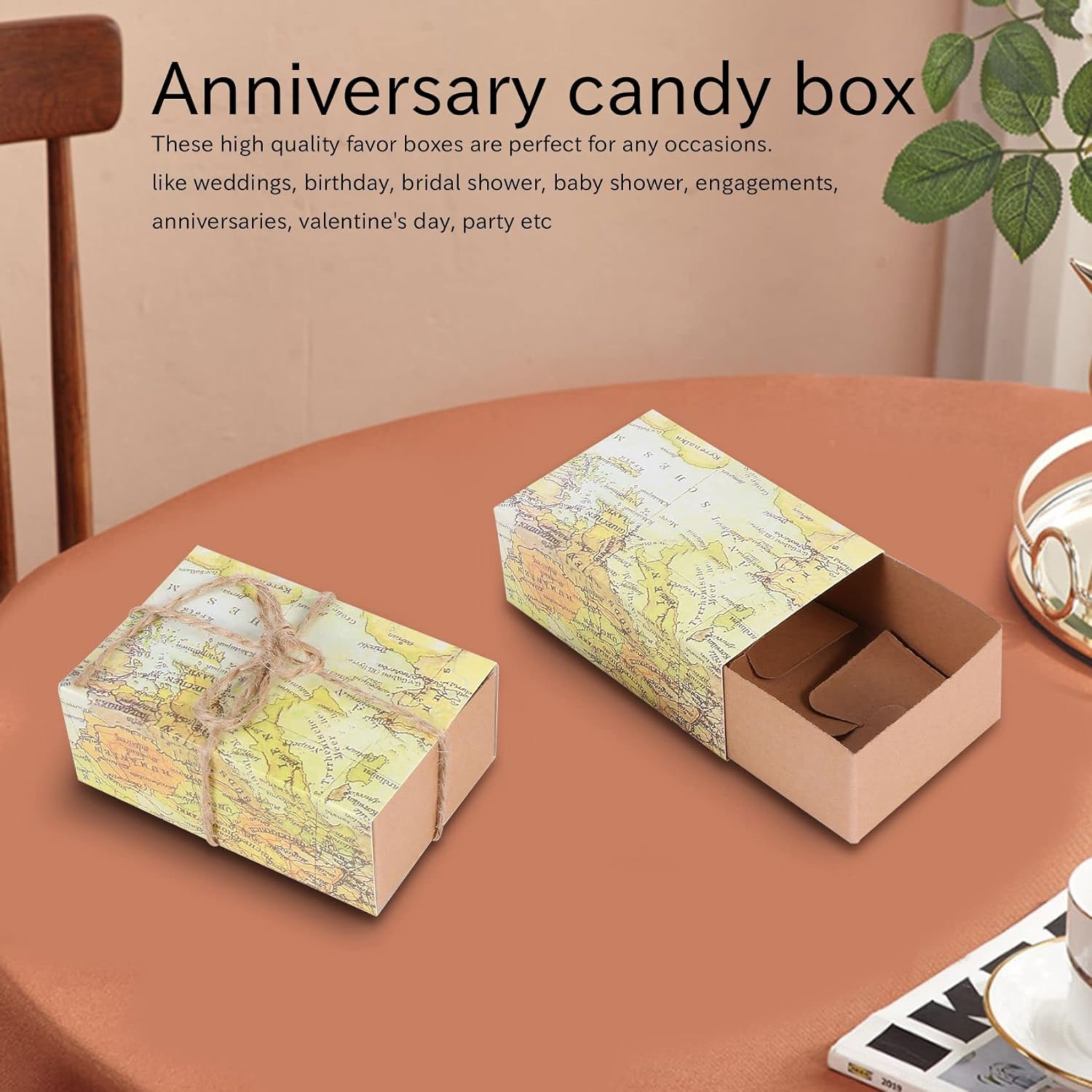 All Over the World Card Candy Boxes Set