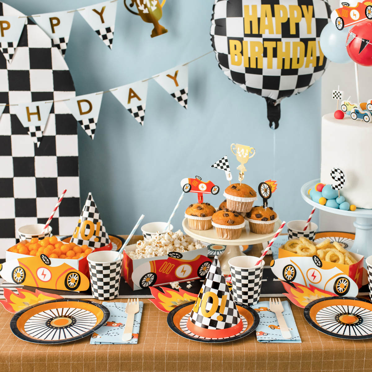 Race Car Snack Boxes Set