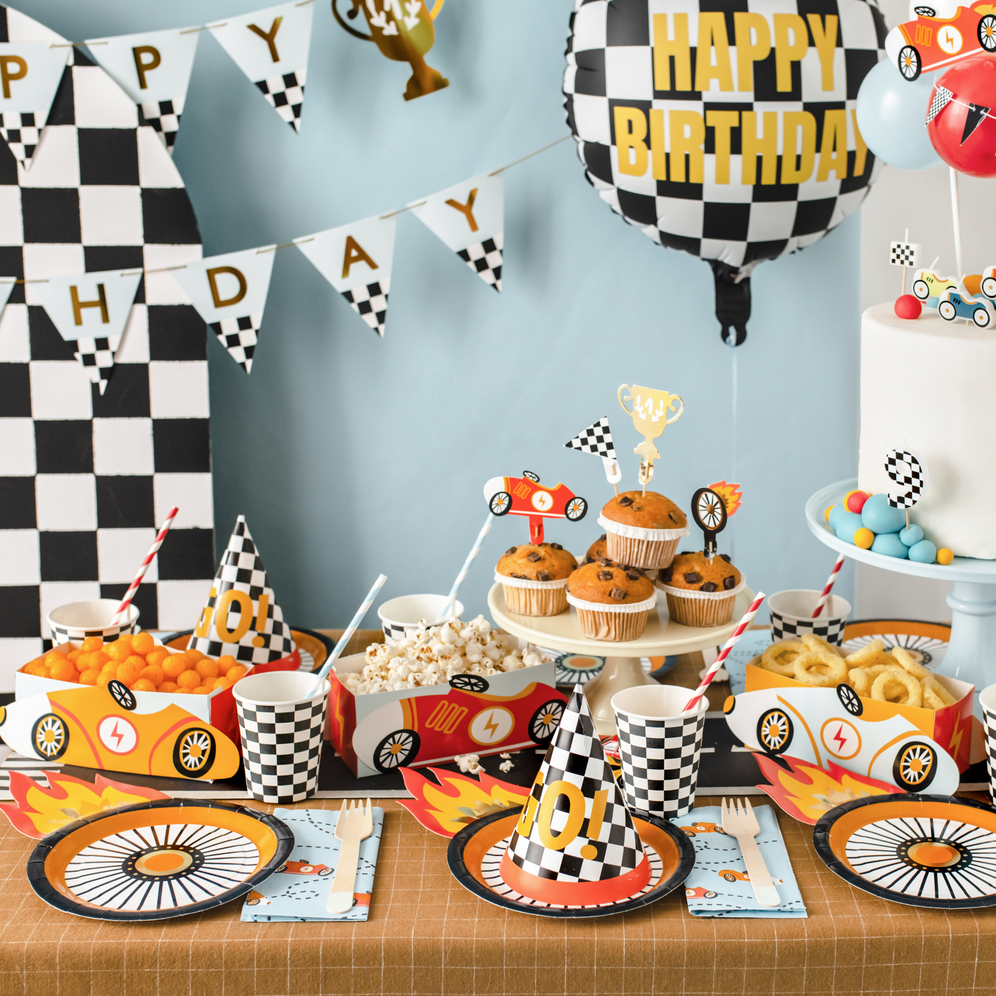 Race Car Snack Boxes Set