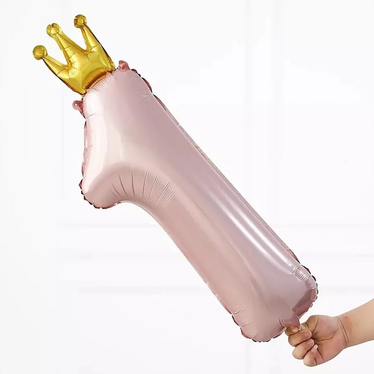 1st Birthday Pink Number Balloons Decoration Set