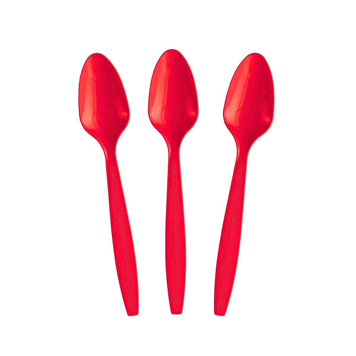 Red Swirl Cutlery Set (Spoons)