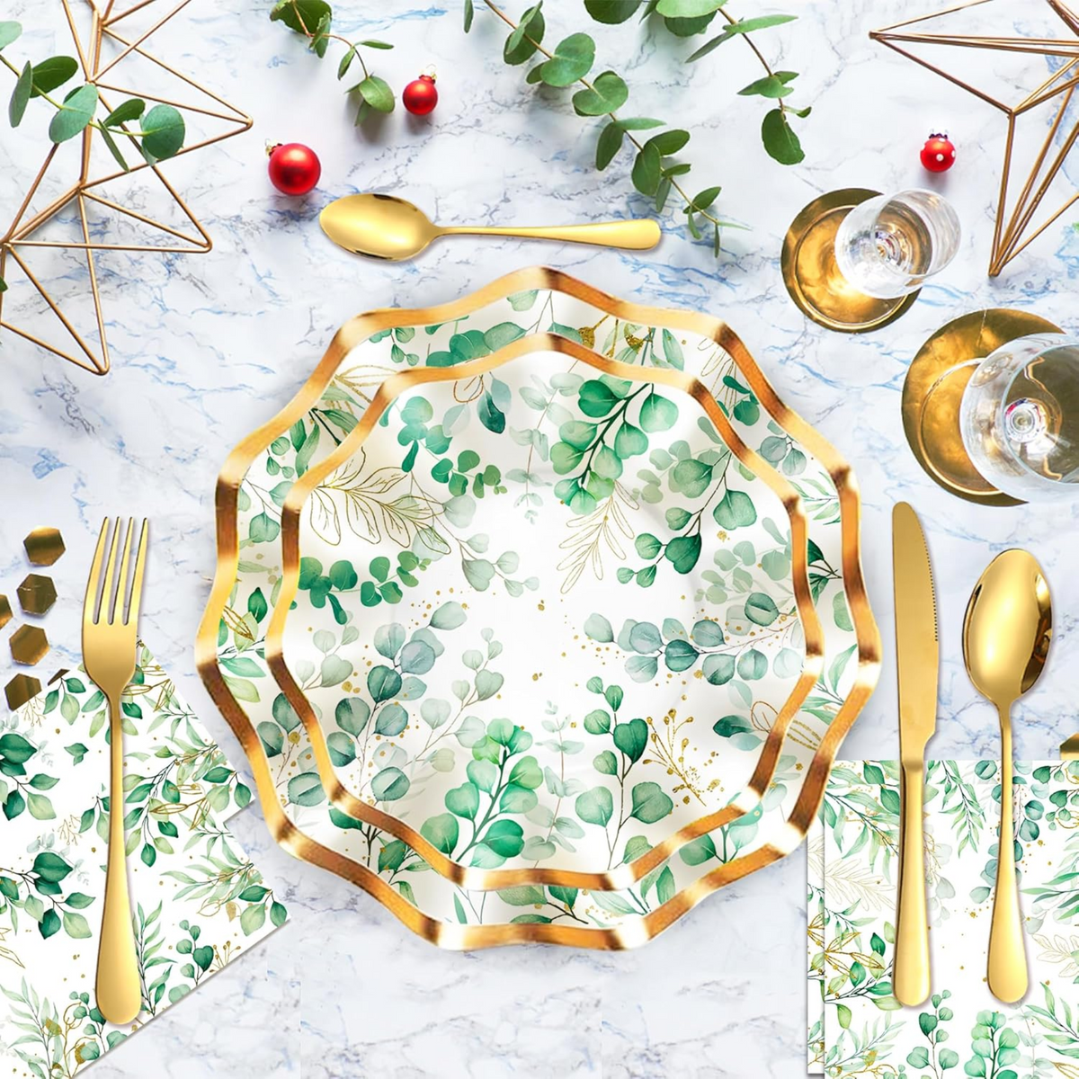 Eucalyptus Leaf Tableware Set