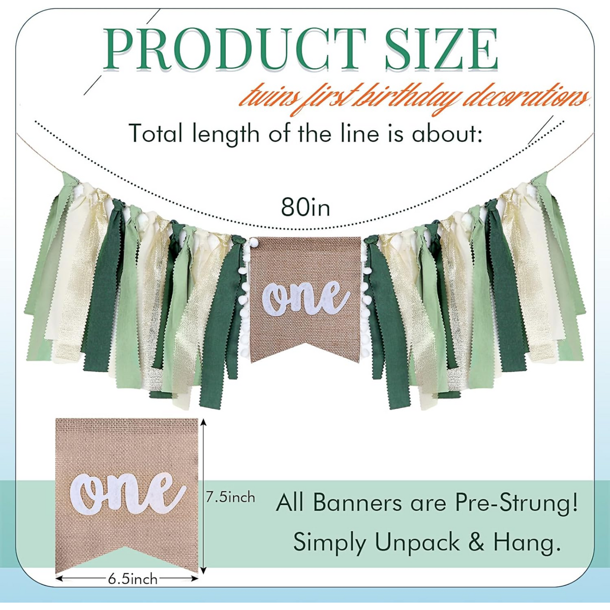 1st Birthday Banner