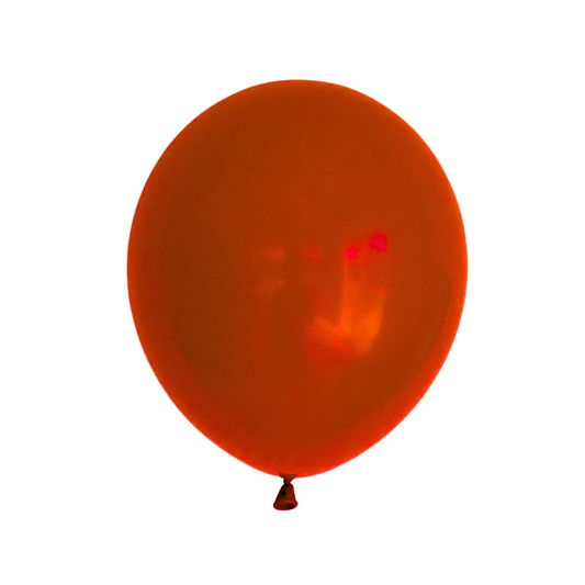 12 Inch Standard - Retro Balloons (Coral Red)