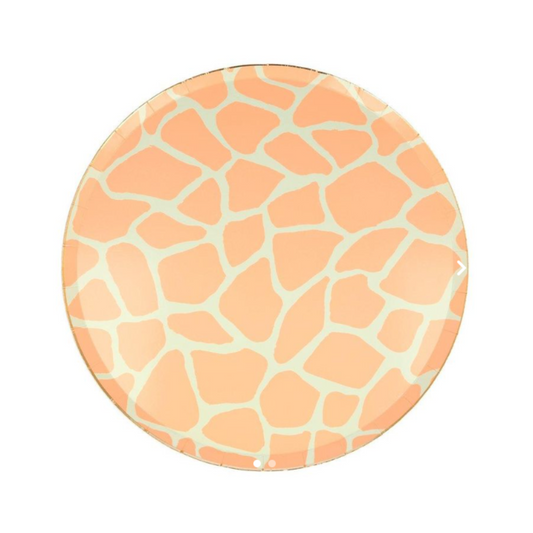 Animal Pink Leopard Theme Party 9 Inch Paper Plates Set