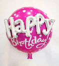 Load image into Gallery viewer, Round Happy Birthday 3D Foil Balloon
