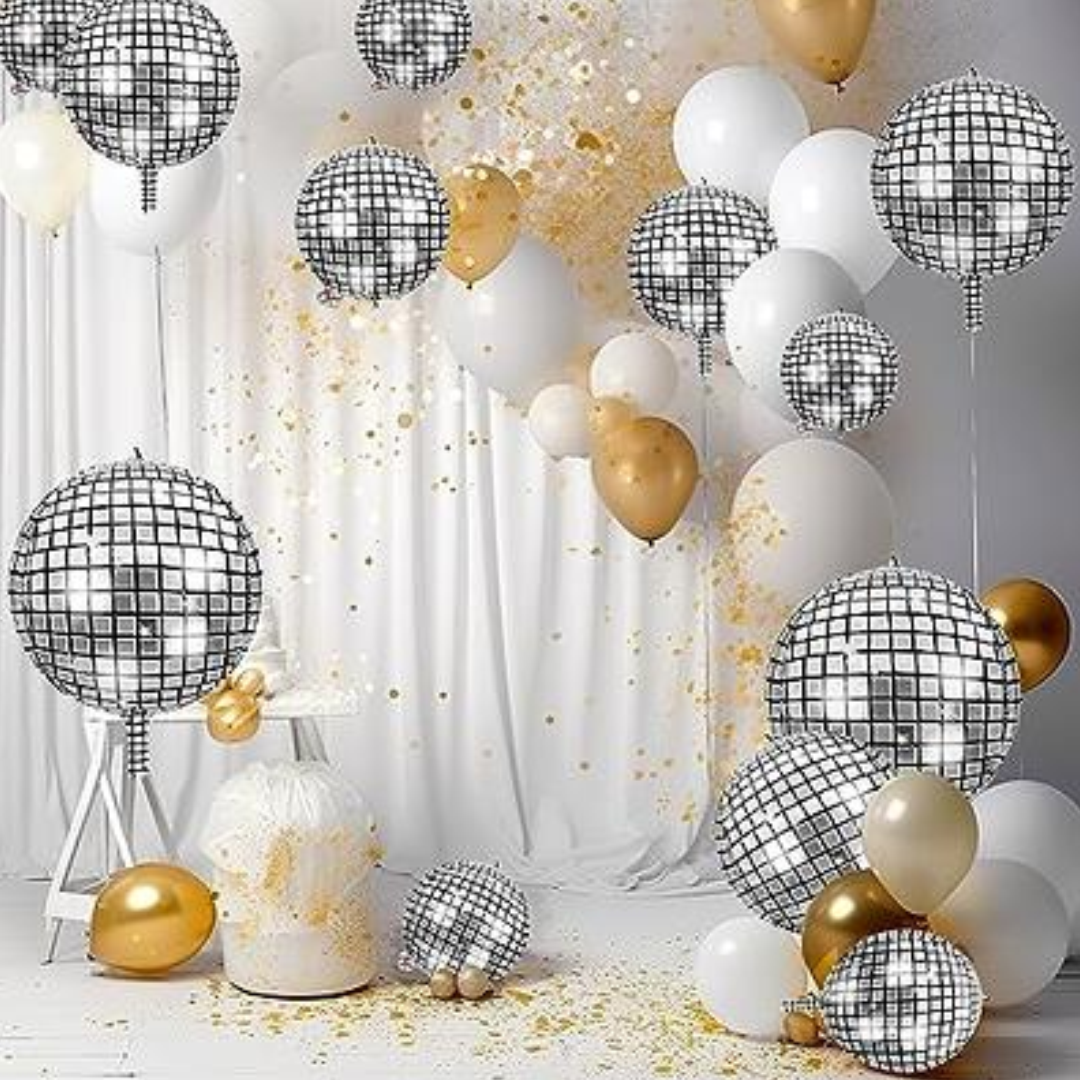 Disco Ball Foil Balloon