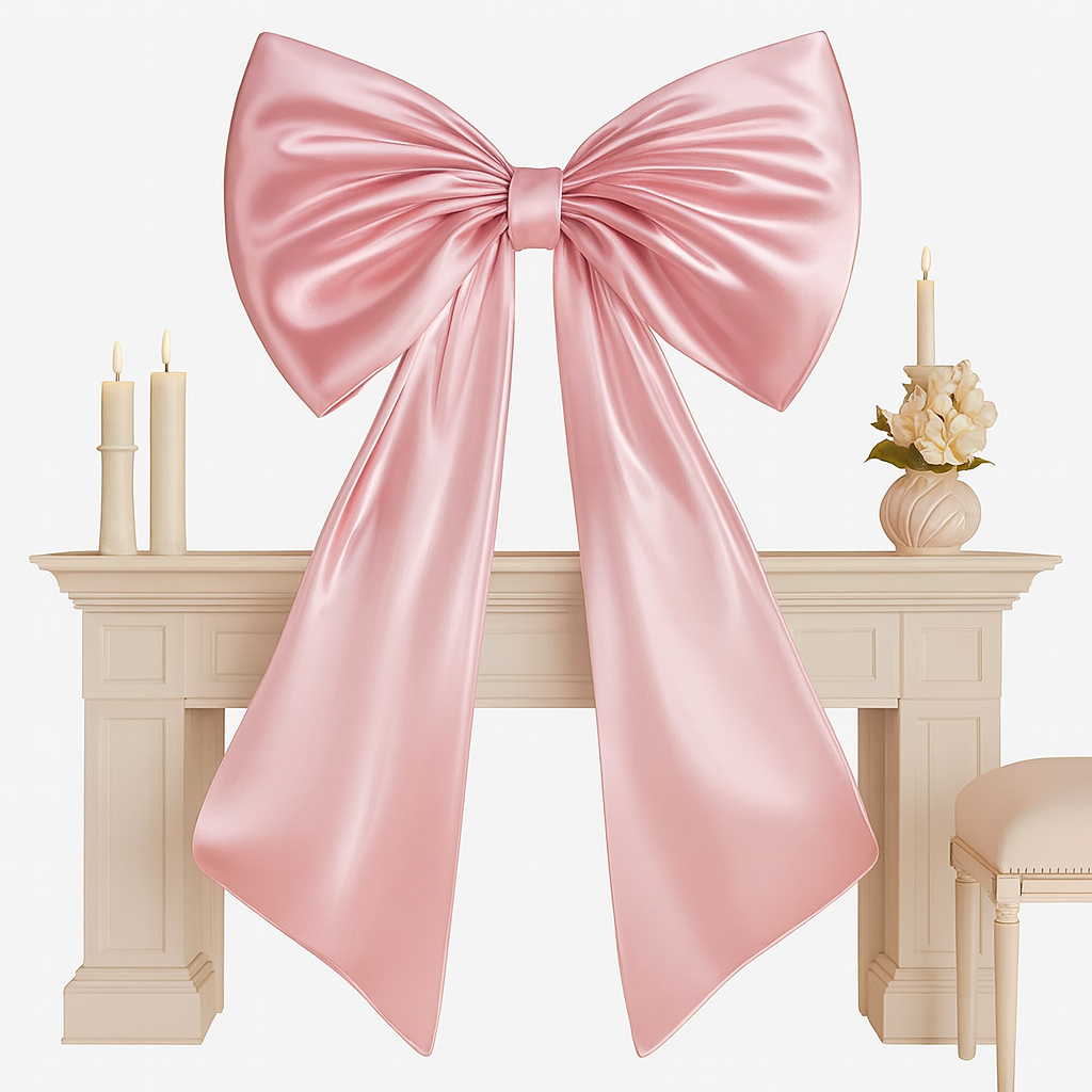 Pink October Large Bow – Breast Cancer Awareness